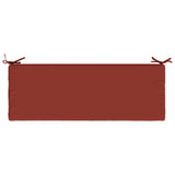 2-Piece Bench Cushions SOEST 2 pcs 100% Polyester Red 949735