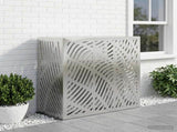 Air Conditioner Cover Silver 110 x 50 x 105 cm Stainless Steel 8014119