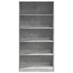 Wardrobe Concrete Grey 100x50x200 cm Engineered Wood 3307732