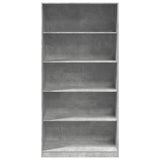Wardrobe Concrete Grey 100x50x200 cm Engineered Wood 3307732