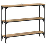Console Table Artisan Oak 100 x 22.5 x 75 cm Engineered Wood 883504