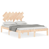 Bed Frame without Mattress 120x200 cm Solid Wood Pine 3193721