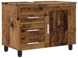 Bathroom Vanity Unit Old Wood 60 x 35 x 60 cm Engineered Wood 889383