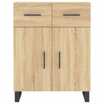 Highboard Sonoma Oak 69.5x34x180 cm Engineered Wood 3198172