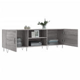 TV Cabinet Grey Sonoma 150x30x50 cm Engineered Wood 829098
