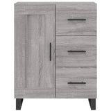 Highboard Grey Sonoma 69.5x34x180 cm Engineered Wood 3198687