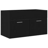 Bathroom Cabinet Black Oak 90 x 38.5 x 46 cm Engineered Wood 3333138