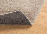 Rug HUARTE Short Pile Soft and Washable Sand 120x120 cm 375056