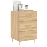 ZNTS Bedside Cabinet Sonoma Oak 40x40x66 cm Engineered Wood 827647