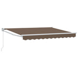 Retractable Awning Taupe 3 x 2 m 100% Polyester and Aluminium 3425618
