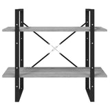 5-Tier Book Cabinet Grey Sonoma 80x30x175 cm Engineered Wood 3114017