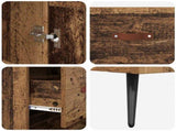 Highboard Old Wood 69.5 x 34 x 180 cm Engineered Wood 3415800