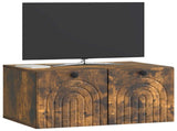 Wall-Mounted TV Cabinet Smoked Oak 59.5 x 41 x 30 cm 898170
