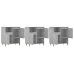 Sideboards 3 pcs Concrete Grey Engineered Wood 3190145