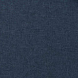 Linen-Look Blackout Curtains with Hooks 2 pcs Blue 140x225 cm 321181