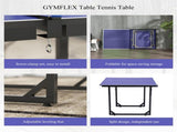 Foldable Tennis,Indoor & Outdoor Portable Ping Pong, Multifunctional Ping Pong W5817P517784