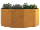 Planter Rusty 90 x 90 x 50 cm Weathering Steel 883758