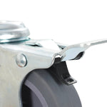 12 pcs Bolt Hole Swivel Casters 75 mm 277857