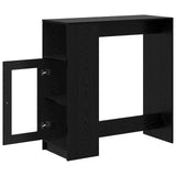 Bar Table Black Oak 101 x 40 x 103.5 cm Engineered Wood 8003919