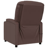 Massage Chair Brown Faux Leather 321313