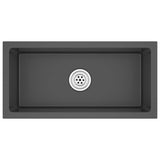Handmade Kitchen Sink Black Stainless Steel 51505