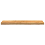 Stair Treads 2 pcs Light Brown 100x25x2 cm Solid Wood Oak 3283787