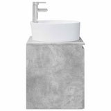 Wall-Mounted Sink Vanity Concrete Grey 49.5 x 44.5 x 65 cm 890435