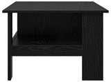 Coffee Table Black Oak 90 x 50 x 45 cm Engineered Wood 8000253