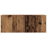 4 Piece TV Cabinet Set Wall-mounted Old Wood Engineered Wood 3329151
