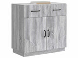 Sideboard Grey Sonoma 66 x 34.5 x 87 cm Engineered Wood 895331