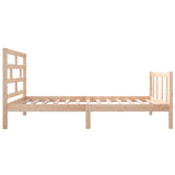 3101333 Bed Frame without Mattress Solid Wood 90x200 cm