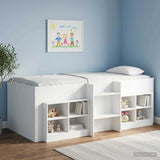 Bed Cabinet 2 pcs White 66 x 33 x 48 cm Engineered Wood 893723