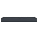 Wash Basin 120x46x11 cm Mineral Cast/Marble Cast Anthracite 155986
