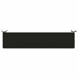 2-Piece Bench Cushions SOEST 2 pcs 100% Polyester Black 949981