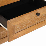 Bedside Cabinet Light Brown 50 x 33 x 62 cm Solid Acacia wood 4018089