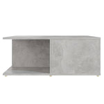 Coffee Table Concrete Grey 80x80x31 cm Engineered Wood 806880
