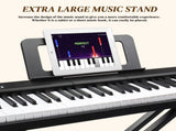 GPP-101 88 Key Full Size Semi-Weighted Standard Keyboards Digital Piano with MIDI Bluetooth, 24176485