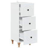 Drawer Cabinet White 33 x 34.5 x 90 cm Engineered Wood 894155