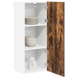 Hanging Cabinet Smoked Oak 40 x 31 x 100 cm Engineered Wood 884342