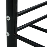 Daybed Frame without Mattress Black Metal 90x200cm 286135