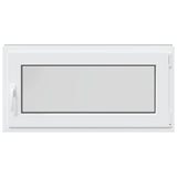 Basement Window RISOR 100 x 50 cm PVC and Glass Anthracite 42047290