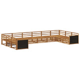Sofa Sets 10 pcs Solid Acacia Wood 3383882