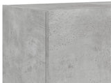 TV Wall Cabinet with LED Lights Concrete Grey 60x35x41 cm 837308
