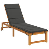 Sunlounger Cushion GEMERT 100% Polyester Anthracite 948512