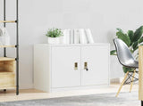Storage Cabinet White 80 x 40 x 70 cm Steel 891681