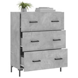 Sideboard Concrete Grey 69.5x34x90 cm Engineered Wood 827856