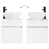 Bathroom Cabinet Set 3 pcs White 49 x 44.5 x 66.5 cm 3405757