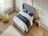 Upholstered Double with USB and Type-C Charging, Frame with Wooden Slatted Frame, Teenager N601P288478G