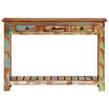 Console Table 110x30x76 cm Solid Wood Reclaimed 376705