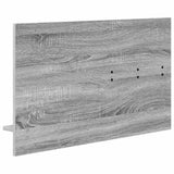 Wall-Mounted Coat Rack with Shelf Grey Sonoma 90 x 10 x 50 cm 874520